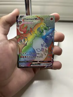 Exclusive Charizard VMAX Secret Rare Champions Path Holo 74/73 Pokemon Card - Image 1
