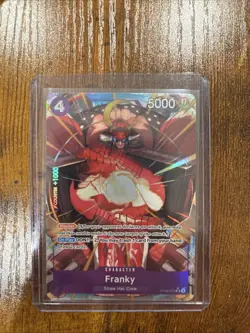 One Piece Card Game TCG Franky OP09-072 SR Alt Art NM/M Condition - Image 1