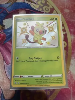 Grookey - SV004/SV122 - Pokemon Shining Fates Sword Shield Shiny Rare Card NM - Image 1
