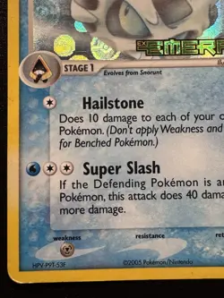 Glalie 13/106 EX Emerald Pokemon Card Reverse Holo Foil Rare HP - Image 5
