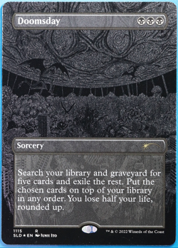 Doomsday (Secret Lair ETCHED Promo) FOIL NM MTG MAGIC CARD (507852) ABUGames - Image 1
