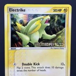 Electrike 47/106 EX Emerald Reverse Holo Common Pokemon Card TCG 2005 Stamped 47 - Image 3