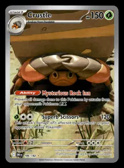 Crustle 186/182 Illustration Rare Destined Rivals Pokemon Card - Image 1