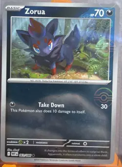 Zorua - 061/086 - Pokeball Holo - White Flare - Pokemon Card - NM/M - Image 1