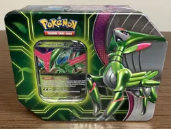 Pokemon TCG Iron Leaves EX Sealed Tin - New - 5 Booster Packs + Promo Card - Image 1
