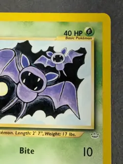 Zubat 59/64 Neo Revelation 1st Edition Wotc Pokemon TCG Common Card Mint - Image 3