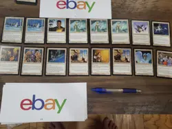 Excellent Condition Lot of 16 Weatherlight Magic the Gathering MTG Cards 1997 - Image 1