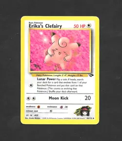 Erika's Clefairy 40/132 - Gym Challenge Set Uncommon Pokemon Card TCG LP - Image 1