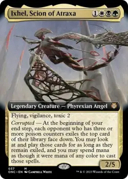 Ixhel, Scion of Atraxa (Extended Art) -Foil Near Mint MTG - Image 1