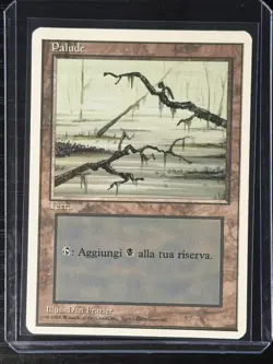 Magic MTG Italian Revised Swamp Artist Proof Near Mint - Only 50 Exist! - Image 3