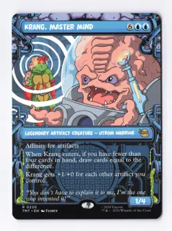 Krang, Master Mind (Showcase) 0230 (R) MTG Teenage Mutant Ninja Turtles (TMT) - Image 1