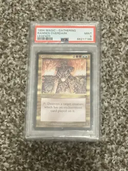 Ramses Overdark, Legends (PSA 9) ENGLISH Magic the Gathering MTG 93/94 Commamder - Image 1