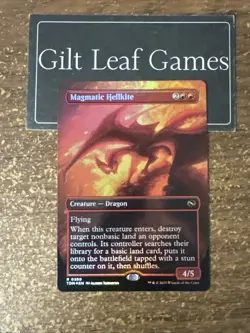 MTG *1x Magmatic Hellkite Borderless Foil* (NM) Tarkir Dragonstorm Magic - Image 1