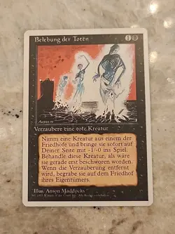 Animate Dead "Belebung Der Toten" German | Fourth edition | Mint | MTG - Image 1