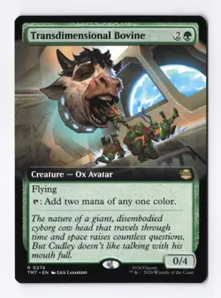 Transdimensional Bovine (Extended Art) MTG Teenage Mutant Ninja Turtles (TMT) - Image 1
