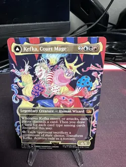 MTG Final Fantasy Kefka Court Mage Ruler of Ruin 0322 Borderless Non-foil - Image 2