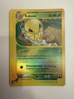 Kakuna - 70/144 - Pokemon Skyridge Reverse Holo Rare Card - NM - Image 1