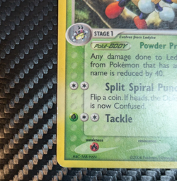 Ledian 23/109 Team Rocket Returns Reverse Holo Vintage 2004 Pokemon LP TCG Rare - Image 5