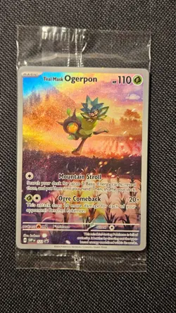 Teal Mask Ogerpon 123 SEALED Black Star Promo SVP 123 Pokemon TCG Sealed - Image 2
