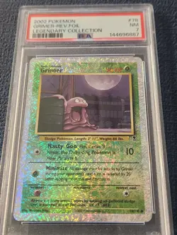 2002 Pokemon Legendary #78 Grimer REV FOIL - Image 1