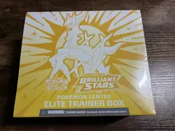 Pokemon TCG Sword & Shield Brilliant Stars Pokemon Center Elite Trainer Box - Image 1