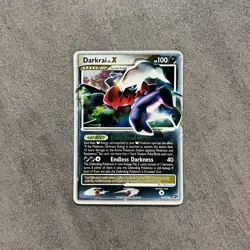 Darkrai LV.X 104/106 Great Encounters Rare Holo LP Pokemon TCG 2008 Vintage Mid - Image 1