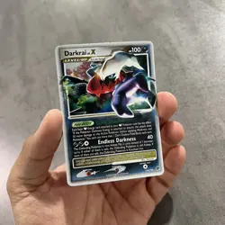 Darkrai LV.X 104/106 Great Encounters Rare Holo LP Pokemon TCG 2008 Vintage Mid - Image 3