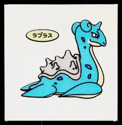 Lapras Daiichi Deco Bread Sticker Pokemon Japanese Lightly Played - Image 1