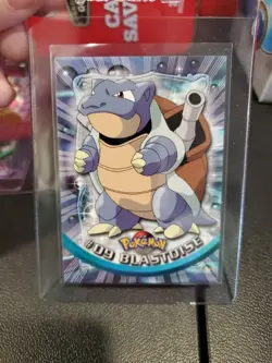 POKEMON SERIES 1999 #09 BLASTOISE **PACK FRESH!** BLUE TOPPS LOGO - Image 1