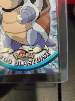 POKEMON SERIES 1999 #09 BLASTOISE **PACK FRESH!** BLUE TOPPS LOGO - Image 4