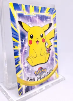 Pokemon Pikachu #25 Topps TV Animation Series 1 Non-Holo 1st Print - Image 3
