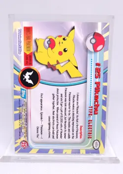 Pokemon Pikachu #25 Topps TV Animation Series 1 Non-Holo 1st Print - Image 5