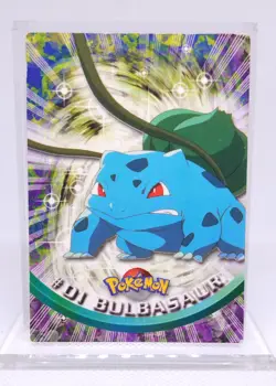 Pokemon Bulbasaur #01 Topps TV Animation Edition Black Label - Image 1