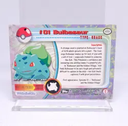 Pokemon Bulbasaur #01 Topps TV Animation Edition Black Label - Image 4