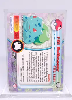 Pokemon Bulbasaur #01 Topps TV Animation Edition Black Label - Image 5