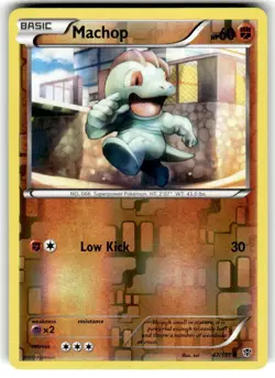 Pokemon - Machop - 47/101 - Reverse Holo - Plasma Blast - NM - Image 1