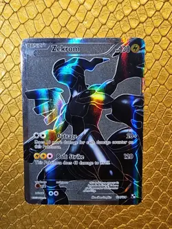 Zekrom - 114/114 Black & White Full Art Pokemon - MP - Image 1