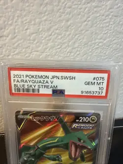 Pokemon XY Roaring Skies Rayquaza EX #75/108 - PSA 10 - Image 4