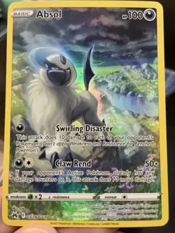 Pokemon Crown Zenith: Galarian Gallery Absol GG16/GG70 Holo, NM - Image 3