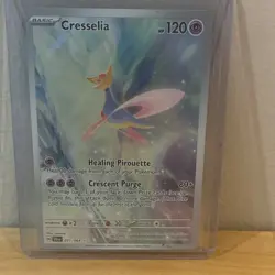 Pokemon Cresselia 071/064 Sv: Shrouded Fable Illustration Rare Holo 120 HP - Image 1