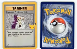 IMPOSTER PROFESSOR OAK 73/102 CELEBRATIONS: CLASSIC COLLECTION POKEMON NM - Image 1
