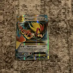 2016 Pokemon XY Evolutions Mega Pidgeot EX Holo Rare #65/108 - Image 1