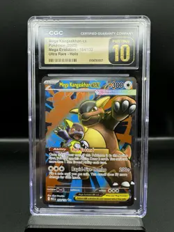 Mega Kangaskhan EX 164/132 Mega Evolutions 2025 Graded Pokemon CGC 10 PRISTINE - Image 1