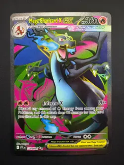 Mega Charizard X ex 109/094 Pokemon Phantasmal Flames Ultra Rare Near Mint 2025 - Image 1