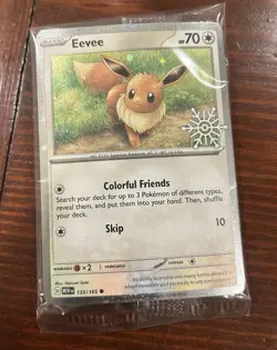 Eevee 133/165 (Holiday Calendar) Stamped Sealed | Pokemon Scarlet & Violet 151 - Image 1