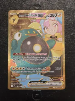 Pokemon TCG Iono's Bellibolt EX 188/159 Hyper Rare Journey Together NM - Image 1
