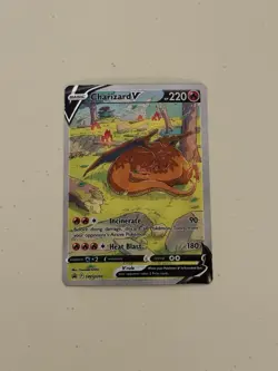 Pokemon TCG Charizard v SWSH260 Sword & Shield Promo Ultra Rare VERY SHARP! - Image 1