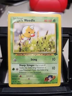 Pokemon TCG - Koga’s Weedle 82/132 Gym Challenge MINT/NEAR MINT - Image 1