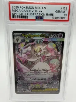 Pokemon Mega Gardevoir ex 178/132 Me01 Special Illustration Rare Holo PSA 10 En… - Image 3