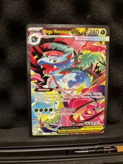 Pokemon Mega Venusaur EX Special Illustration Rare Me01 177/132 Holo 380 HP - Image 1